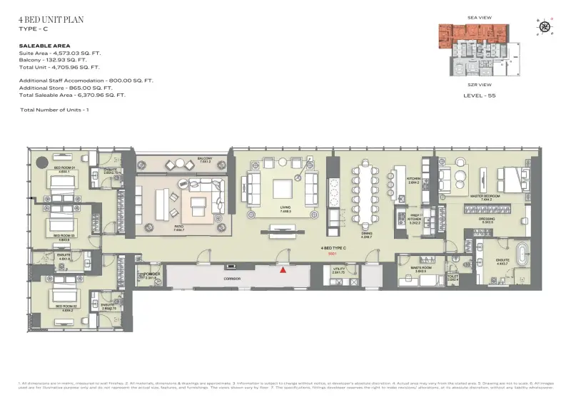 The S – Luxury Penthouse in Dubai