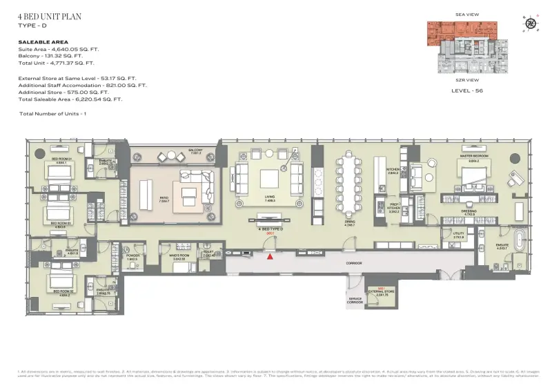 The S – Luxury Penthouse in Dubai