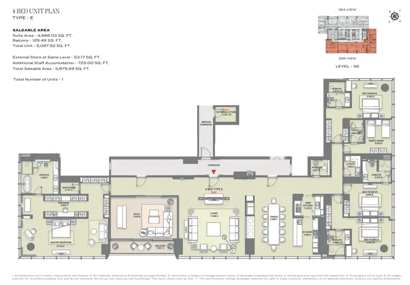 The S – Luxury Penthouse in Dubai